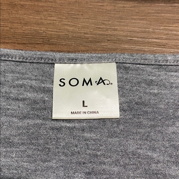 Soma Super Soft 2-Pc Pajama Top & Pants set size L - Picture 5 of 13